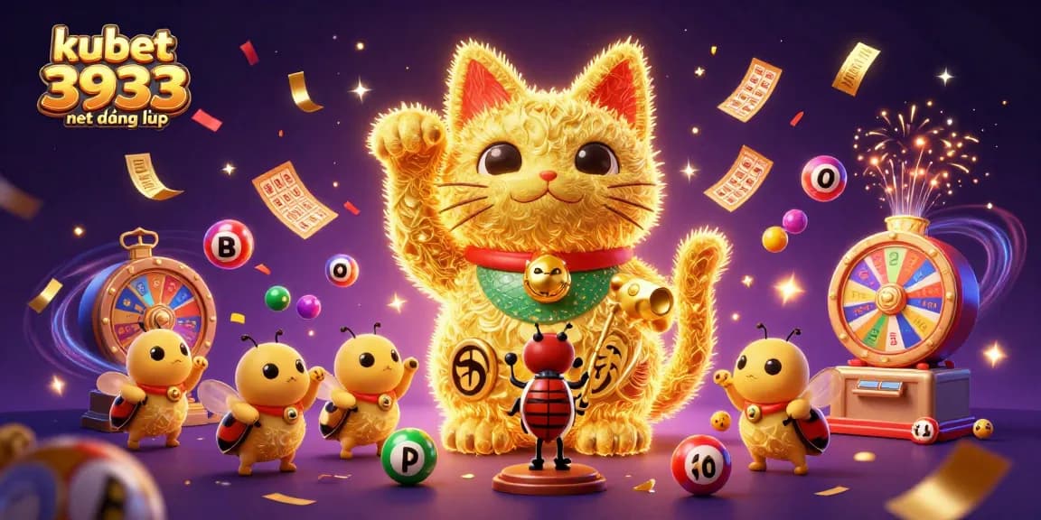Experience the excitement of kubet 3933 net đăng nhập with vibrant casino symbols and dynamic gaming elements.