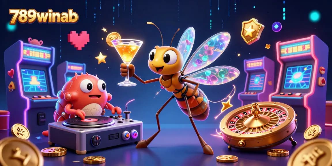 Experience thrilling moments at 789winab with colorful casino gaming elements and engaging characters.