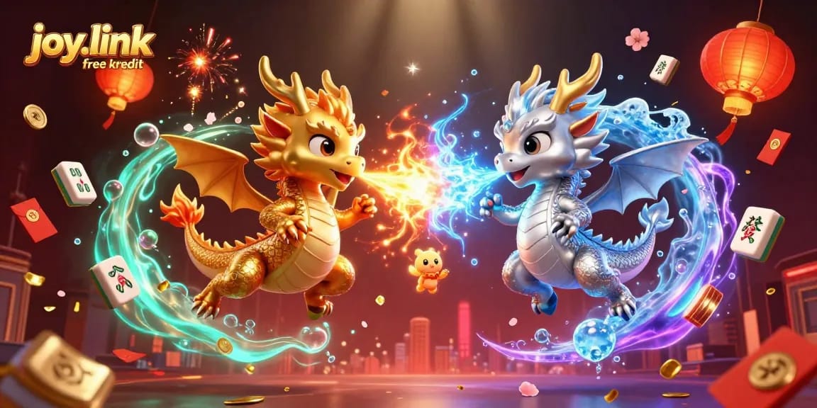 Engage with joy.link free kredit while enjoying dynamic 3D casino elements featuring animated dragons.