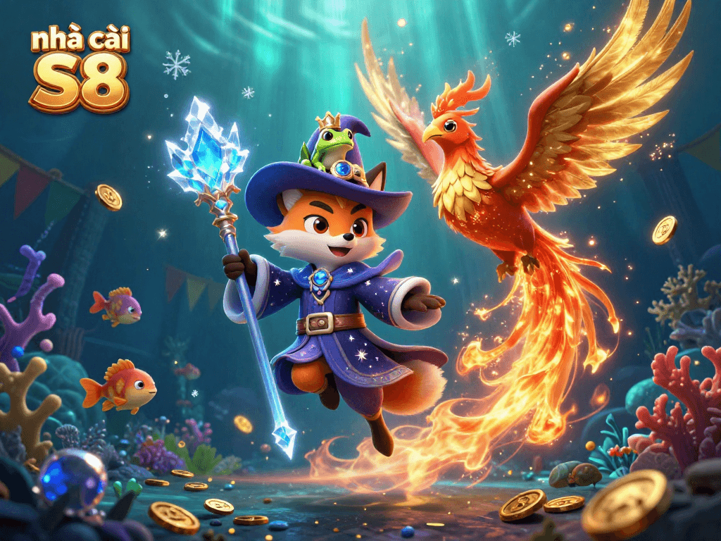 nhà cái S8 engages players in thrilling fish shooting action with vibrant graphics and dynamic elements.