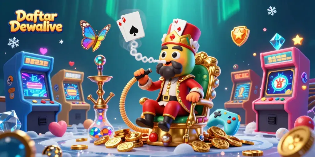Experience the magic of Daftar Dewalive with vibrant casino themes and unique characters.