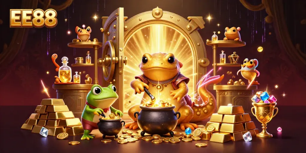 Transform your gaming experience with EE88 through lively illustrations capturing the essence of fortune.